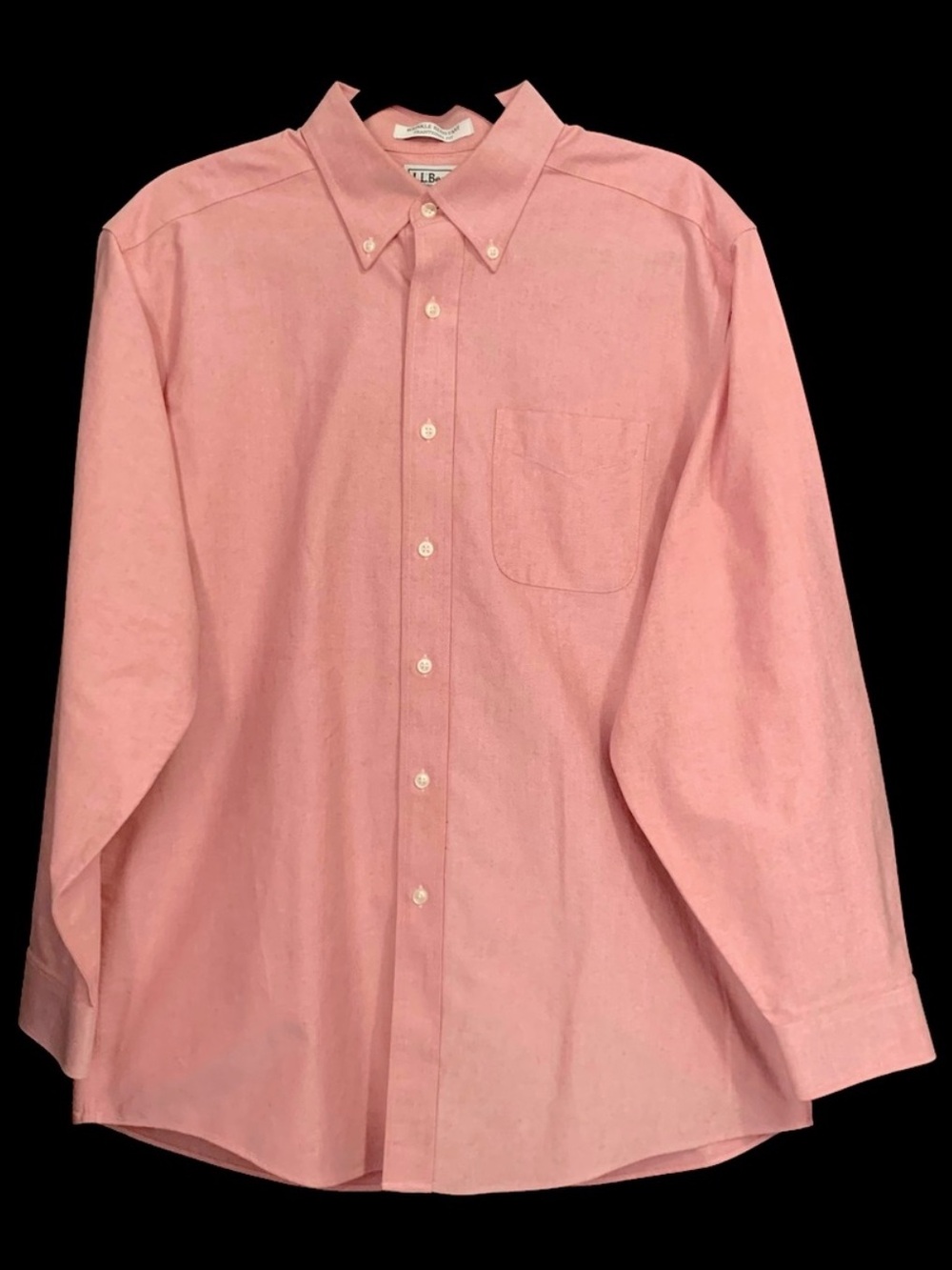 L.L. Bean Wrinkle Resistant Traditional Fit Long Sleeves Dress Shirt